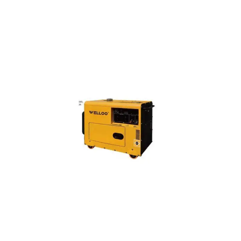 WELLOO Portable 5kw Silent Diesel Generator Single Cylinder 12L Electric Starter Diesel Electric Generator model SDG85000 EQUIPMENT product thumbnail 5