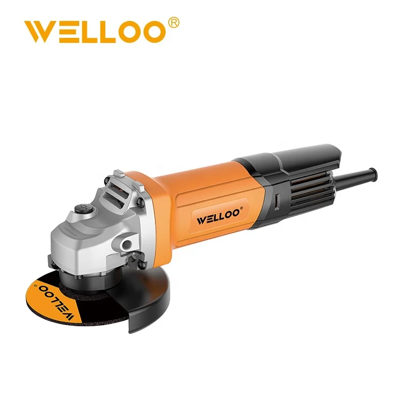 WELLOO Professional Electric Angle Grinder 100mm 760W Power Cutter Grinder Tool Machine for General Grinding and Polishing model AGD63100 NEW HOT PRODUCTS product