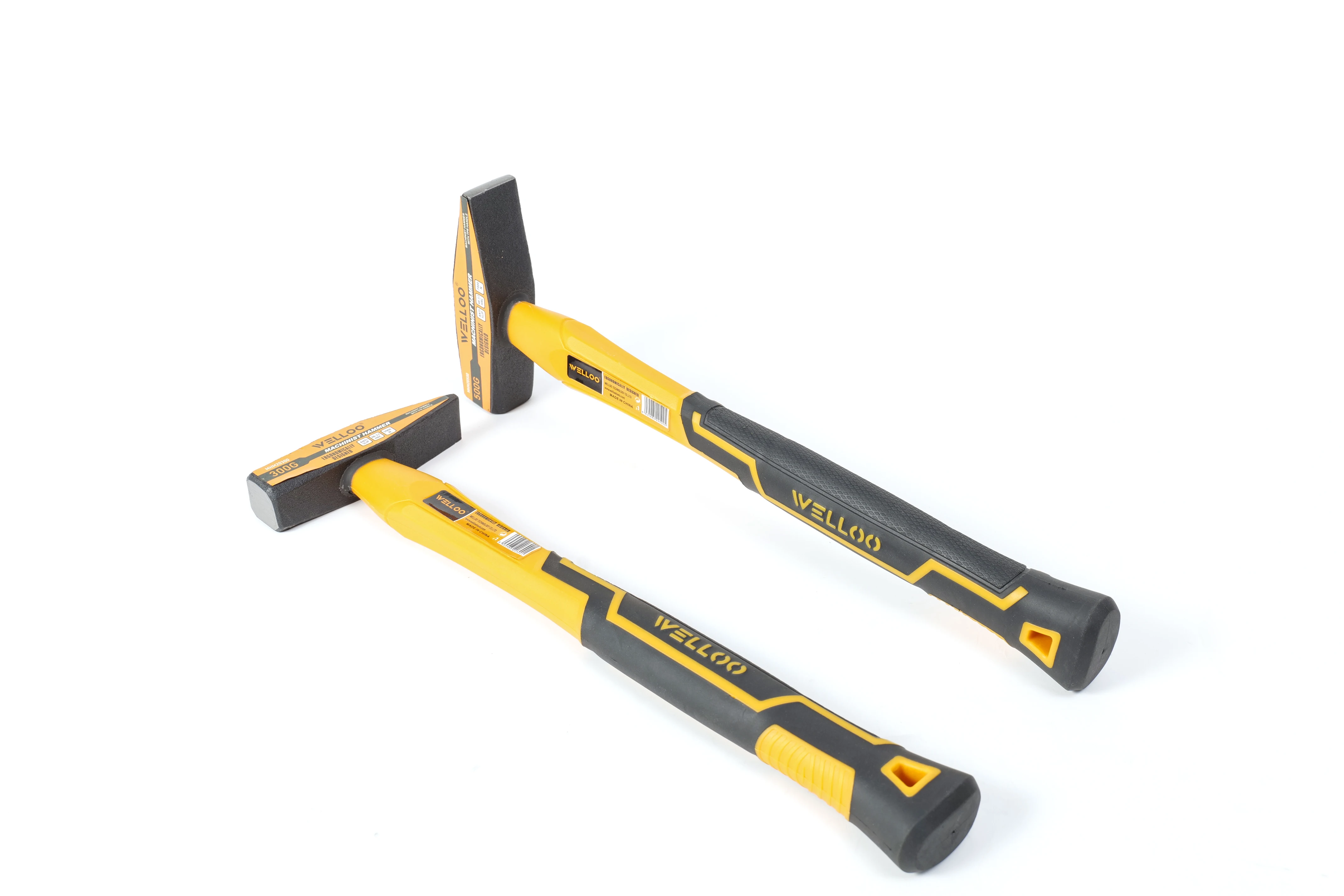 WELLOO Hand Portable Machinist Hammer 300g Fiberglass Handle Engineering Hammer model MHM20300/MHM20500/MHM21000 HAND TOOLS product thumbnail 3