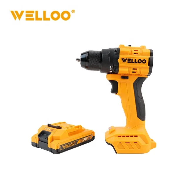 WELLOO Powerful 20V Cordless Electric Drill Multi-Purpose Wireless Brushless Drill with 10mm Metal Drilling Capacity model CLD51220 NEW HOT PRODUCTS product thumbnail 4