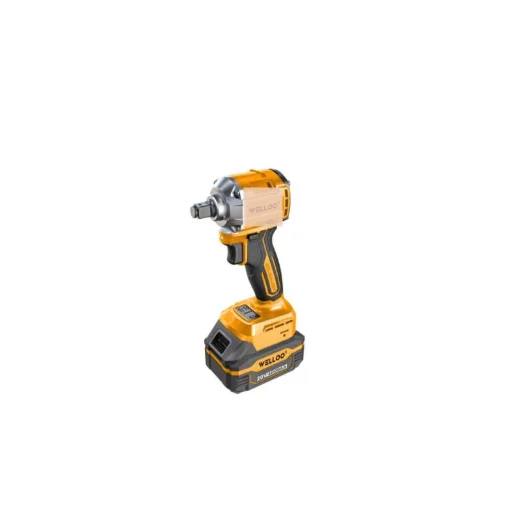 WELLOO 20V Brushless Impact Wrench 280N/m Fast Charge Dual Battery Kit Cordless Impact Wrench for Workshop & Construction model CPW71300S CORDLESS TOOLS product