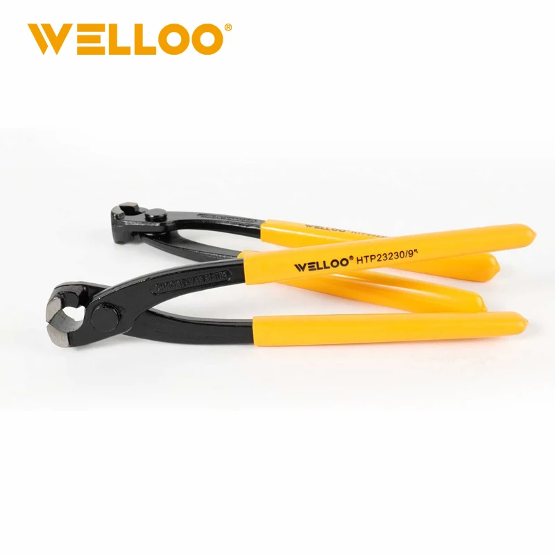 WELLOO 9''/230mm Carbon Steel Cutting Pliers OEM Industrial Grade High Leverage Joint Design Metric Manual Tools model HTP23230 HAND TOOLS product thumbnail 4