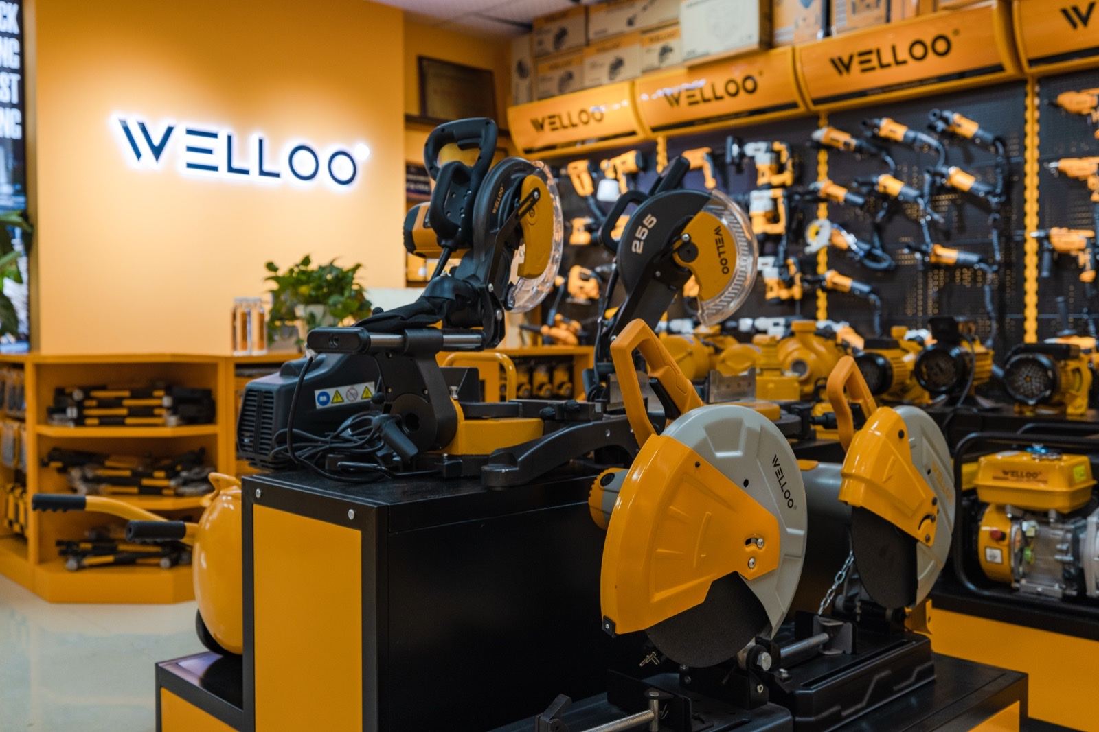 WELLOO power tools showroom for wholesale importers