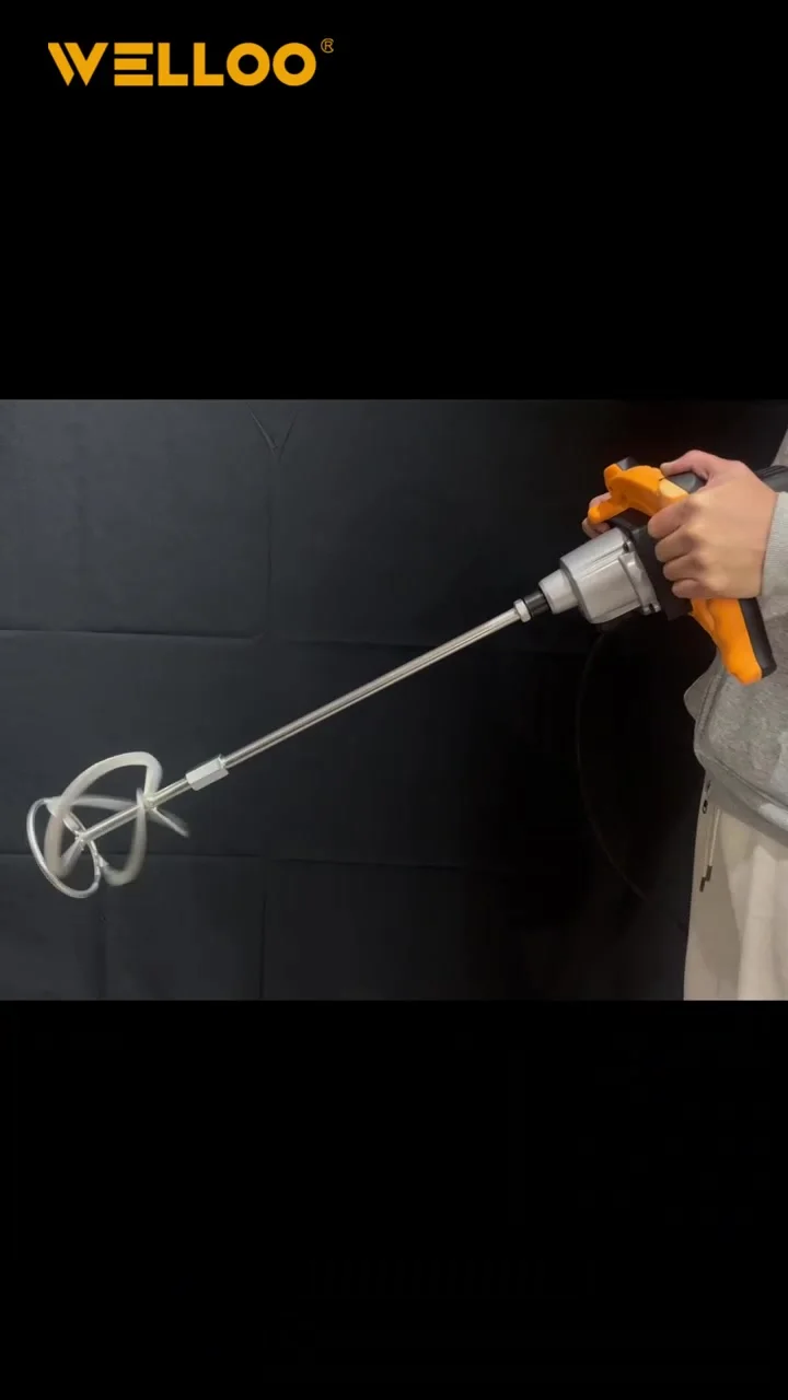 WELLOO High Power 1400W Handheld Concrete Mixer Adjustable Speed Mud Cement Paint Mixing Tool model MX21400 POWER TOOLS product detail photo 8