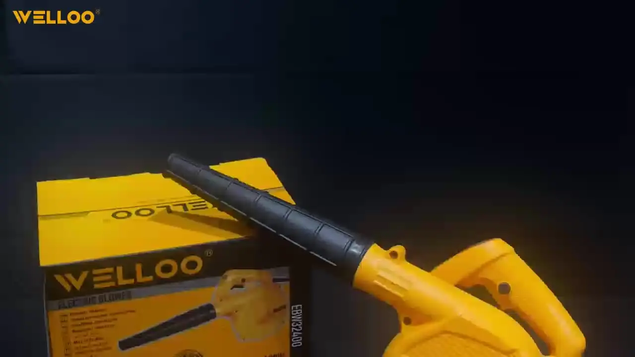 WELLOO Wholesale Portable air Dust Collector and Garden Leaf Dust Removal Cleaner No-load Speed 13000rpm Leaf Blowers model EBW32400 NEW HOT PRODUCTS product detail