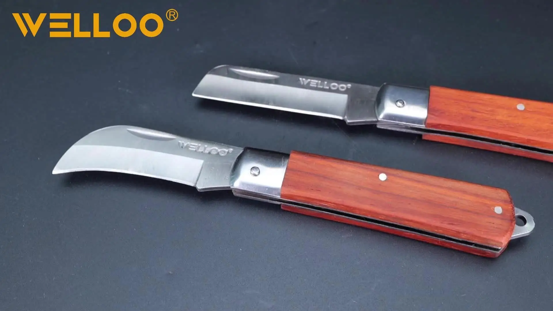 WELLOO Factory Wholesale 7 Inch Electrician Knife Plastic Handle Insulated Electrician Knife for Electrical Maintenance Work model EFK63185 HAND TOOLS product detail