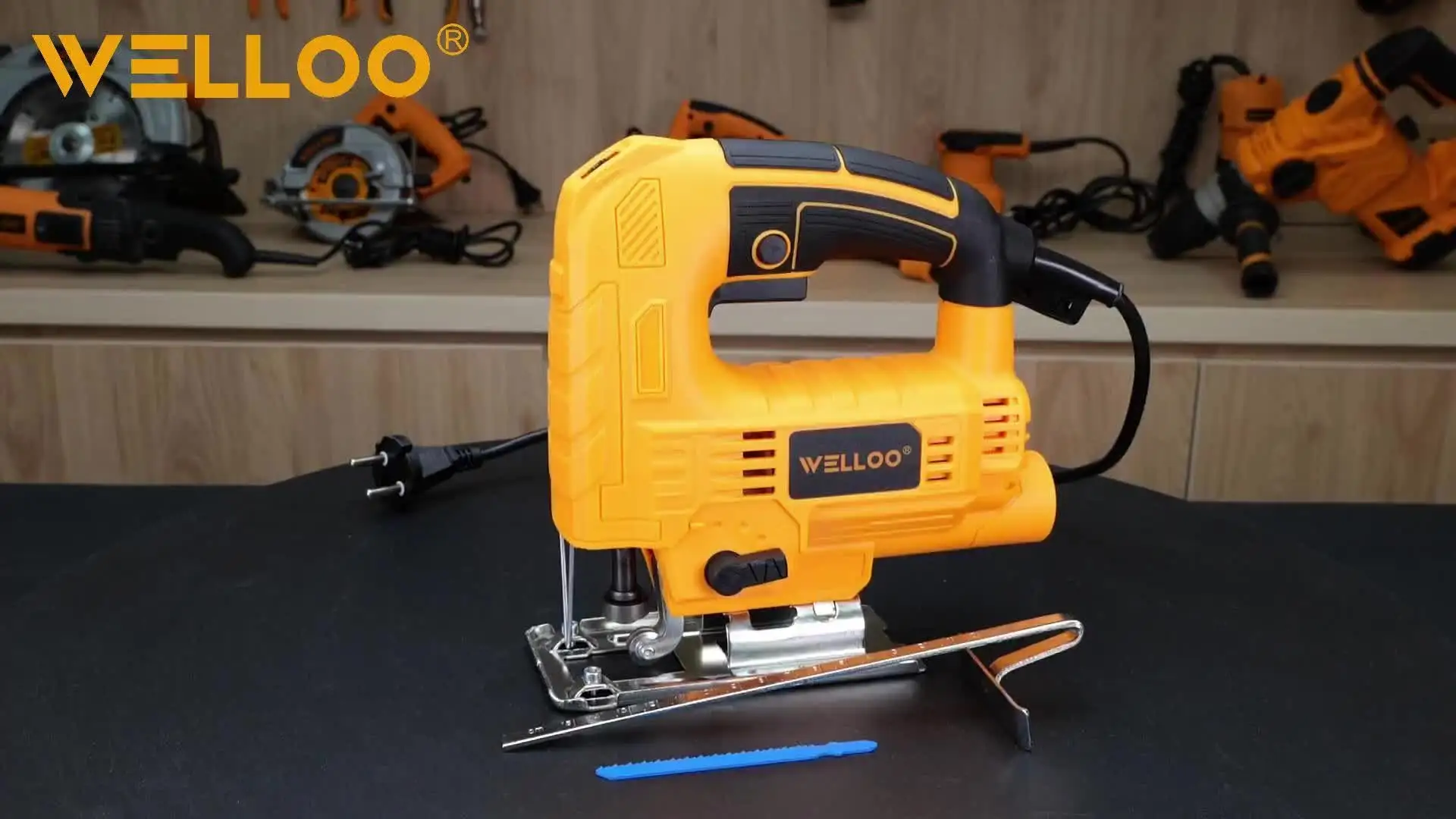 WELLOO Industrial Grade 600w 3000RPM High Precision Electric Jig Saw 20mm Stroke for Wood and Metal Work model JSG31065 POWER TOOLS product detail photo 8