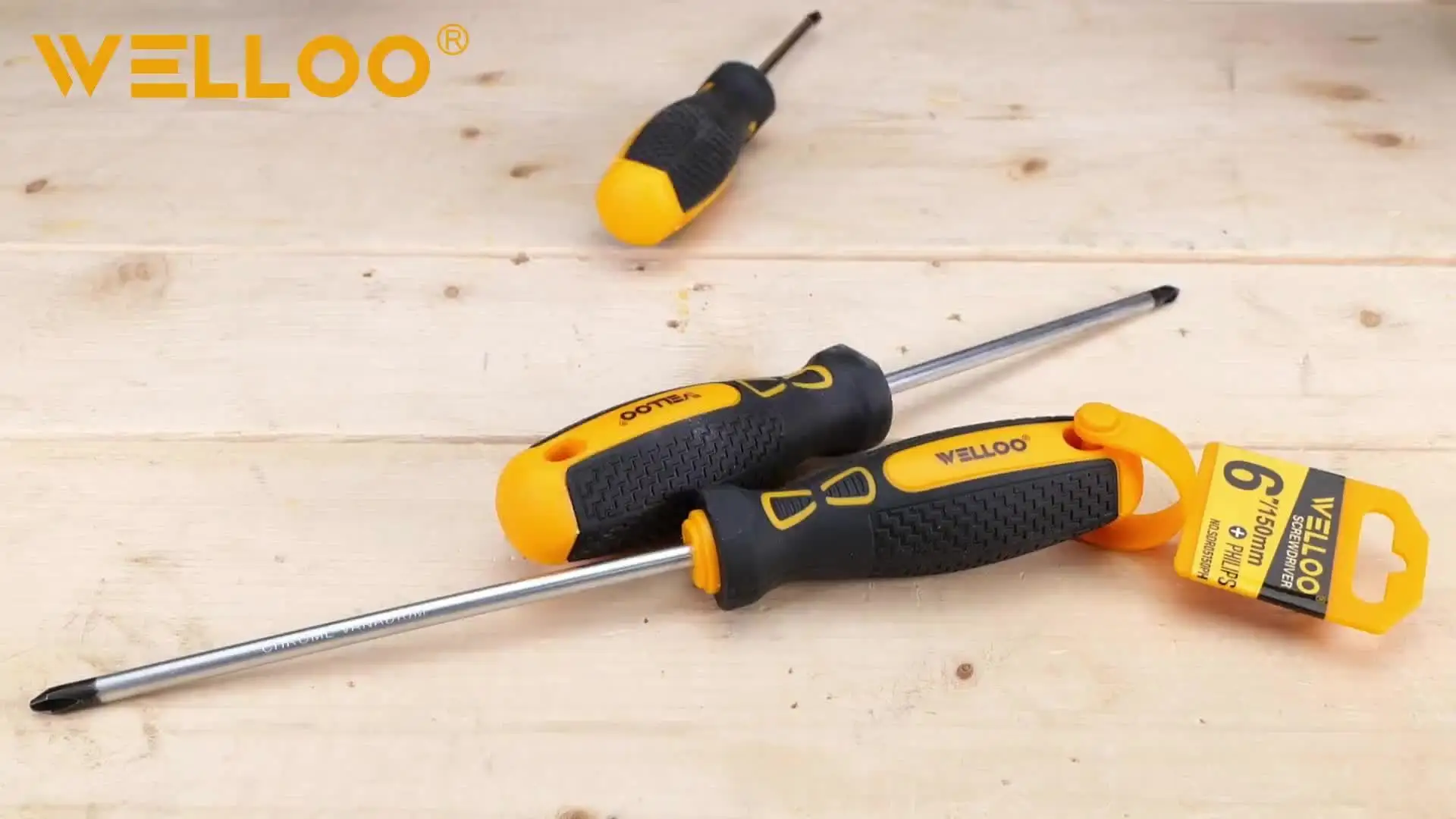 WELLOO High Quality Magnetic Screwdriver with TPR Handle Precision Hand Tool for Home & Workshop Use model SDR05125 HAND TOOLS product detail photo 7