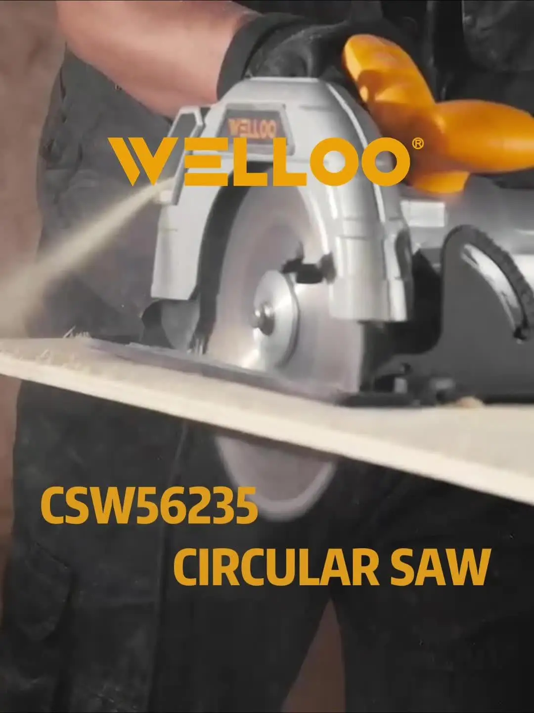 WELLOO Safety Assured Adjustable Bevel Cutting Wood Cutting Machine Efficient Electric Circular Power Saw Machine model CSW56235 POWER TOOLS product detail photo 8
