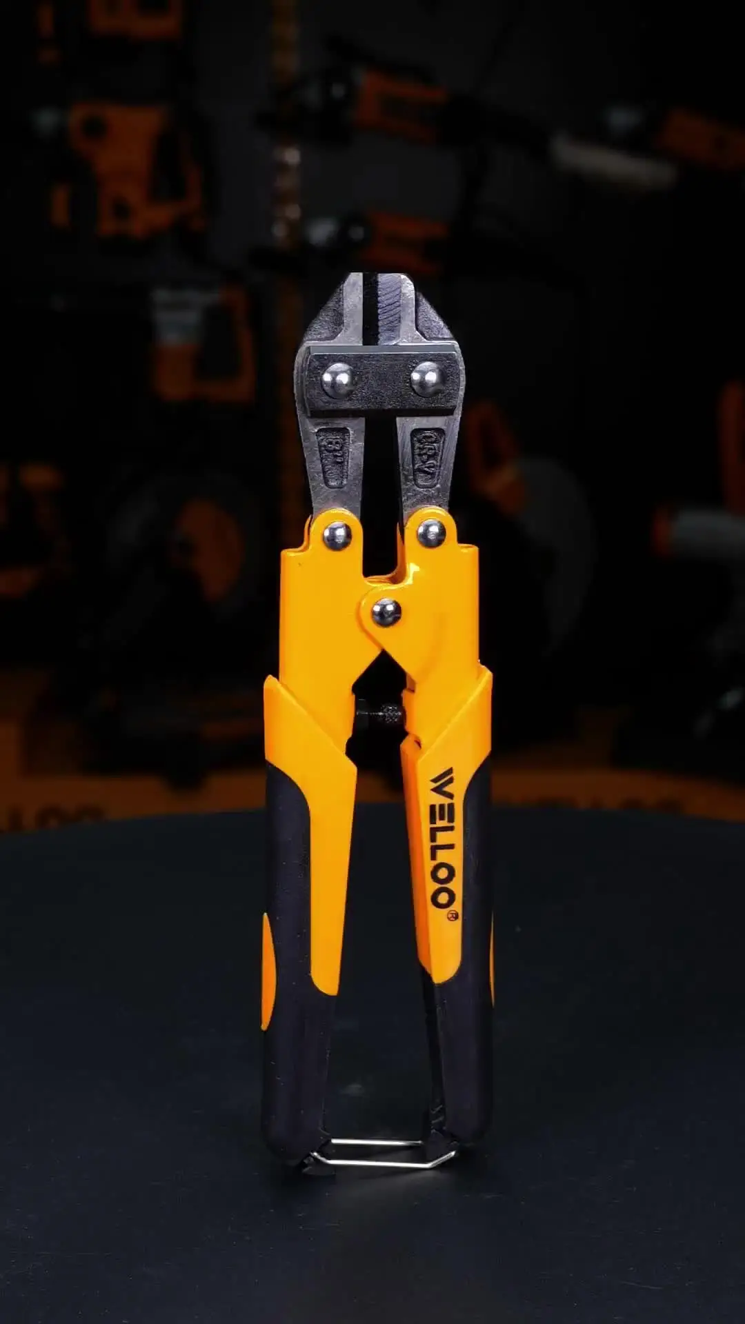 WELLOO Industrial Heavy Duty CR-V Bolt Cutter 8inch Soft Rubber Grip Bolt Cutter with TPR Handle model MBC1908 HAND TOOLS product detail photo 8