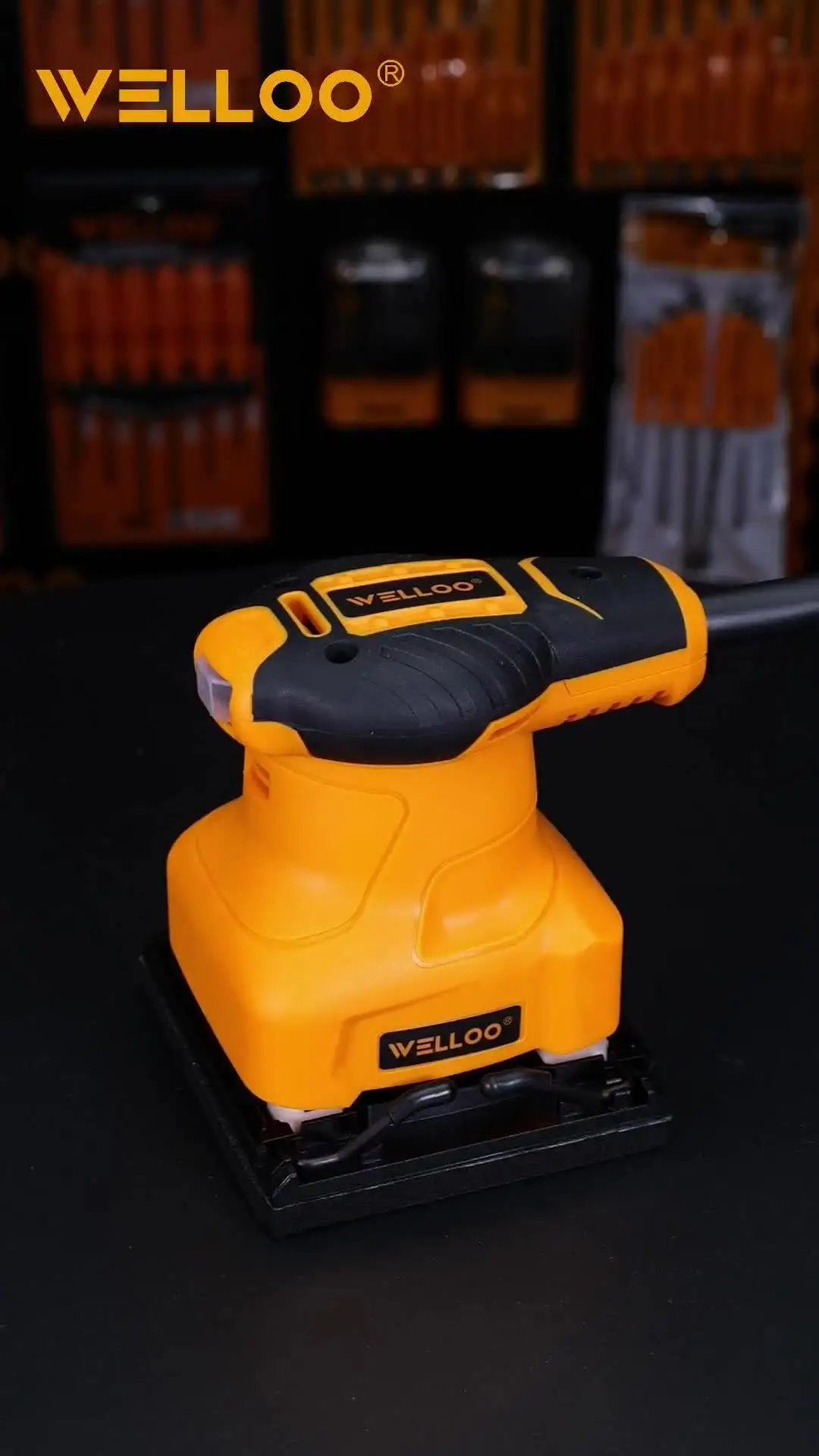 WELLOO High Efficiency Input Power 240W Industrial Wood Sander 15000rpm Electric Orbital Sander model PSD25110C POWER TOOLS product detail photo 7