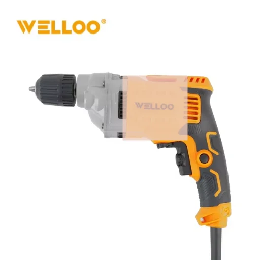 WELLOO 2000rpm Two-stage Deceleration Variable Speed Impact Drill 550W Electric Powered Drill model EPD92550 POWER TOOLS product detail photo 9
