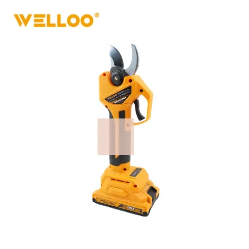 WELLOO Rechargeable 2pcs 4.0Ah Battery 20V Pruning Shears Cordless Brushless SK5 20mm Cutter for Professional Gardening model CTS65030D CORDLESS TOOLS product detail