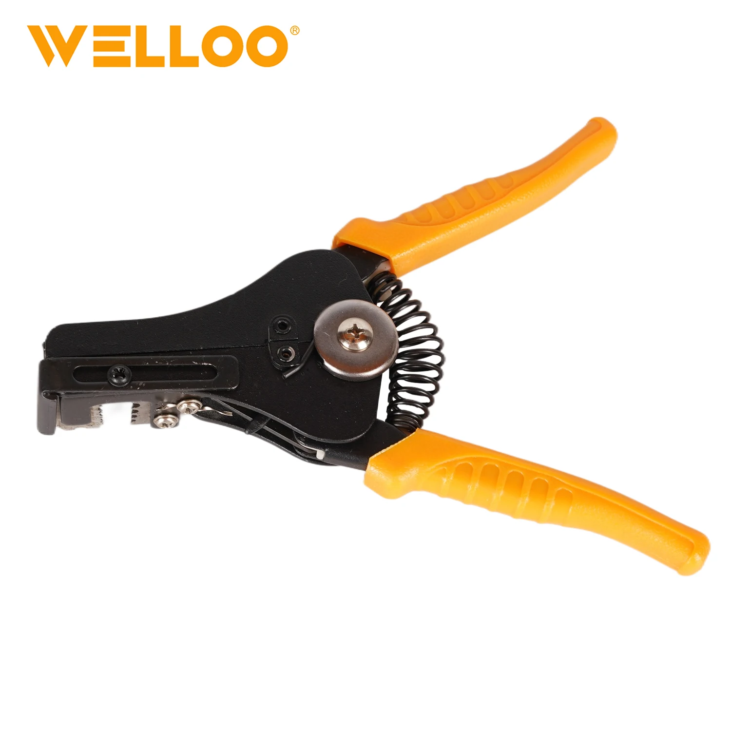 WELLOO 7inch Mini Wire Stripping Pliers Steel Multifunction Manual Hand Cable Strippers with Soft Handle model WSP0703 HAND TOOLS product detail photo 8