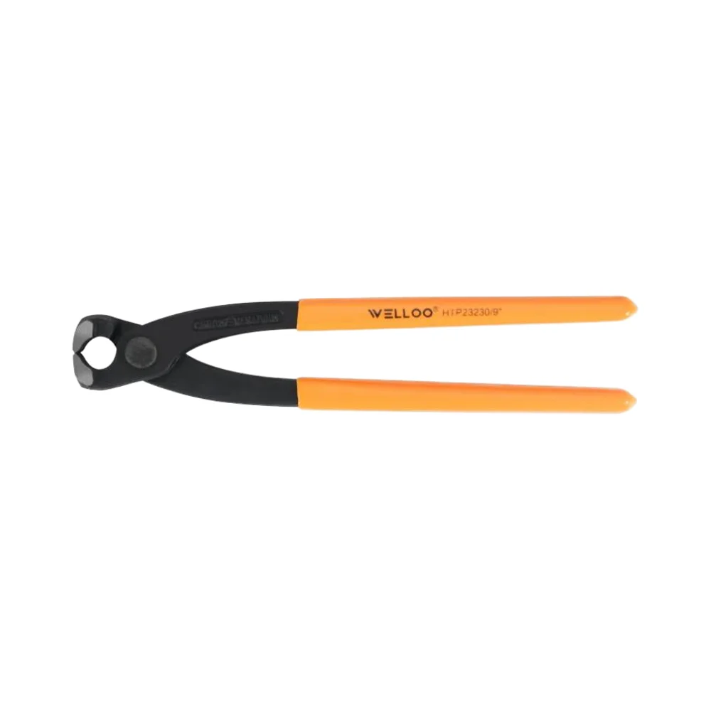 WELLOO 9''/230mm Carbon Steel Cutting Pliers OEM Industrial Grade High Leverage Joint Design Metric Manual Tools model HTP23230 HAND TOOLS related product photo