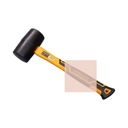 WELLOO Professional 8oz/12oz/16oz/24oz Rubber Hammer Muliti-purpose Household Tools with Shock Absorbing Handle model RHM1008/RHM1012/RHM1016/RHM1024 HAND TOOLS product