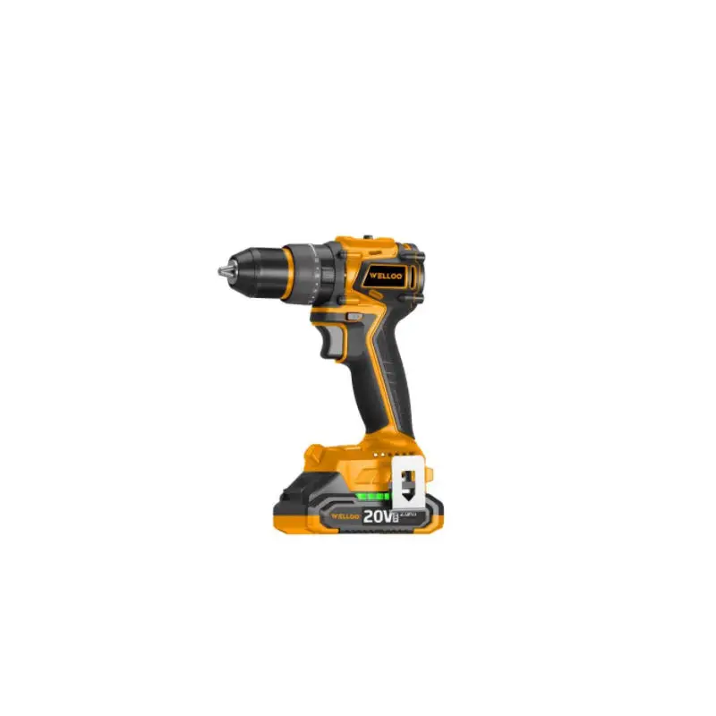 WELLOO High Torque 20V Adjustable Impact Drill 13 mm Cordless Brushless Motor Battery Power Drill with LED Light model CID51320T CORDLESS TOOLS related product photo