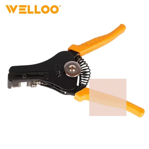 WELLOO 7inch Mini Wire Stripping Pliers Steel Multifunction Manual Hand Cable Strippers with Soft Handle model WSP0703 HAND TOOLS product detail photo 9