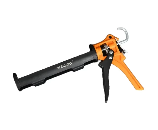 WELLOO Heavy Duty Manual Caulking Gun 9 Inch Skeleton Type Sealant Dispenser for Silicone and Adhesive Application model CKG8004 HAND TOOLS product photo 1