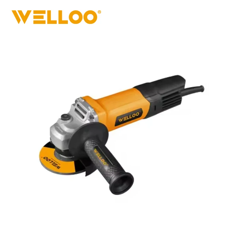 WELLOO High Quality Industrial Grade 100MM 900W Power Electric Mini Angle Grinder for Surface Cutting model AGD66100 POWER TOOLS product detail photo 11