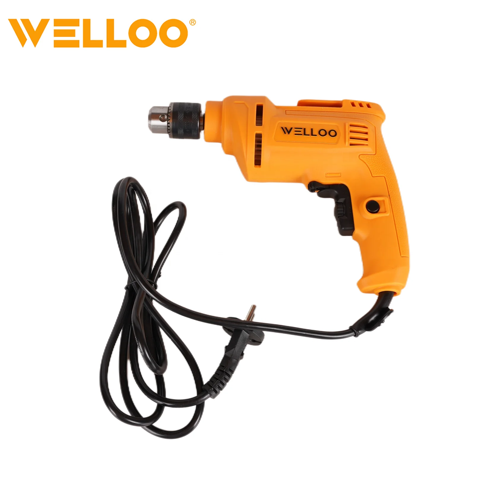 WELLOO OEM Customizable Power Hardware Tools 3300RPM Variable Speed Wired Hand Drill model EPD91500 POWER TOOLS related product photo