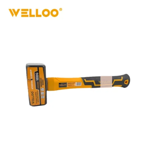 WELLOO Splitting Hammer German Type Stone 1kG Machinist Hammer High Carbon Steel Hammer Wall Crushing Tool model SHM61000 HAND TOOLS product detail photo 8