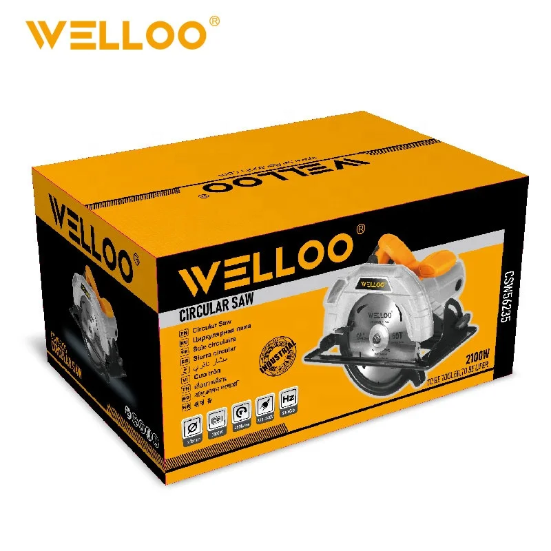 WELLOO Safety Assured Adjustable Bevel Cutting Wood Cutting Machine Efficient Electric Circular Power Saw Machine model CSW56235 POWER TOOLS product detail photo 6