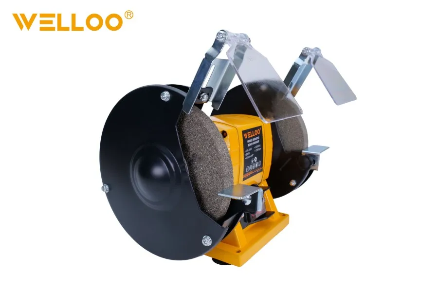 WELLOO 250W Industrial Bench Grinder 200 mm Wheel Dual-Wheel Grinding Machine for Metal Sharpening model BGD65200 POWER TOOLS product detail photo 6