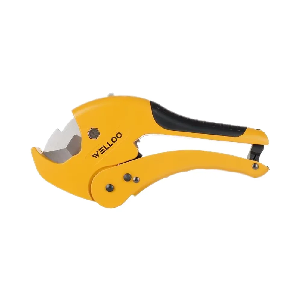 WELLOO Hot Selling Hardware Tools Plastic Pipe Cutting Tools Ratchet Plastic Pipe and Pipe Cutting Machine Tools model PCT3502 HAND TOOLS product photo 1