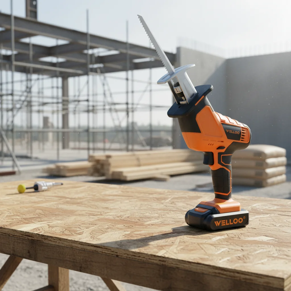 WELLOO Industrial Reciprocating Saw Professional 21V Li-ion Battery Cordless 2800rpm Saber Saw for Garden Wood Cutting model PCS15802 CORDLESS TOOLS related product photo