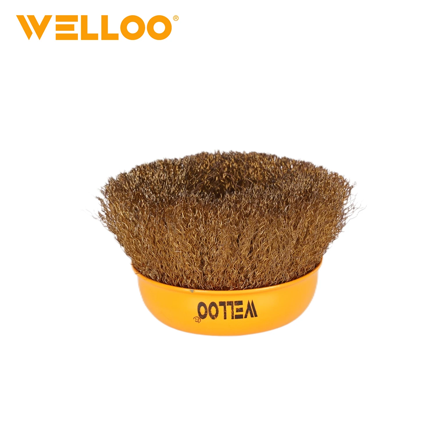 WELLOO Wholesale Price 100MM Grinding and Polishing Brush Steel Wire Wheel Belt Handle 4 Inch Steel Wire Brush model WCC12100 ACCESSORIES catalog product image