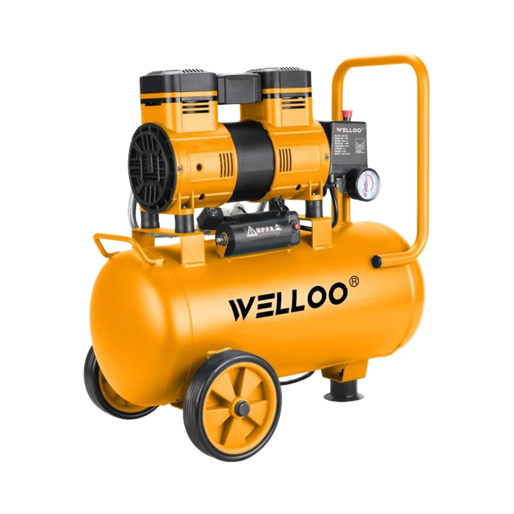 WELLOO Factory Direct Sales Electric air Compressors Air Displacement 100L/min 1300w Electric Air-cooled Compressors model ACP2630SL/ ACP2650SL NEW HOT PRODUCTS related