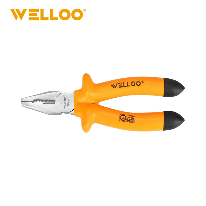 WELLOO Factory Supply High Cutting Efficiency Hand Tools Pliers 6" Lightweight and Compact Carbon Steel Pliers model HCP21160 catalog product image