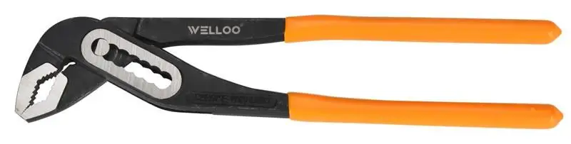 WELLOO New Design Industrial Grade Carbon Steel Serrated Jaw Hand Tools 10inch Plumber's Tool Water Pump Locking Pliers model HPP25260 product detail photo 9