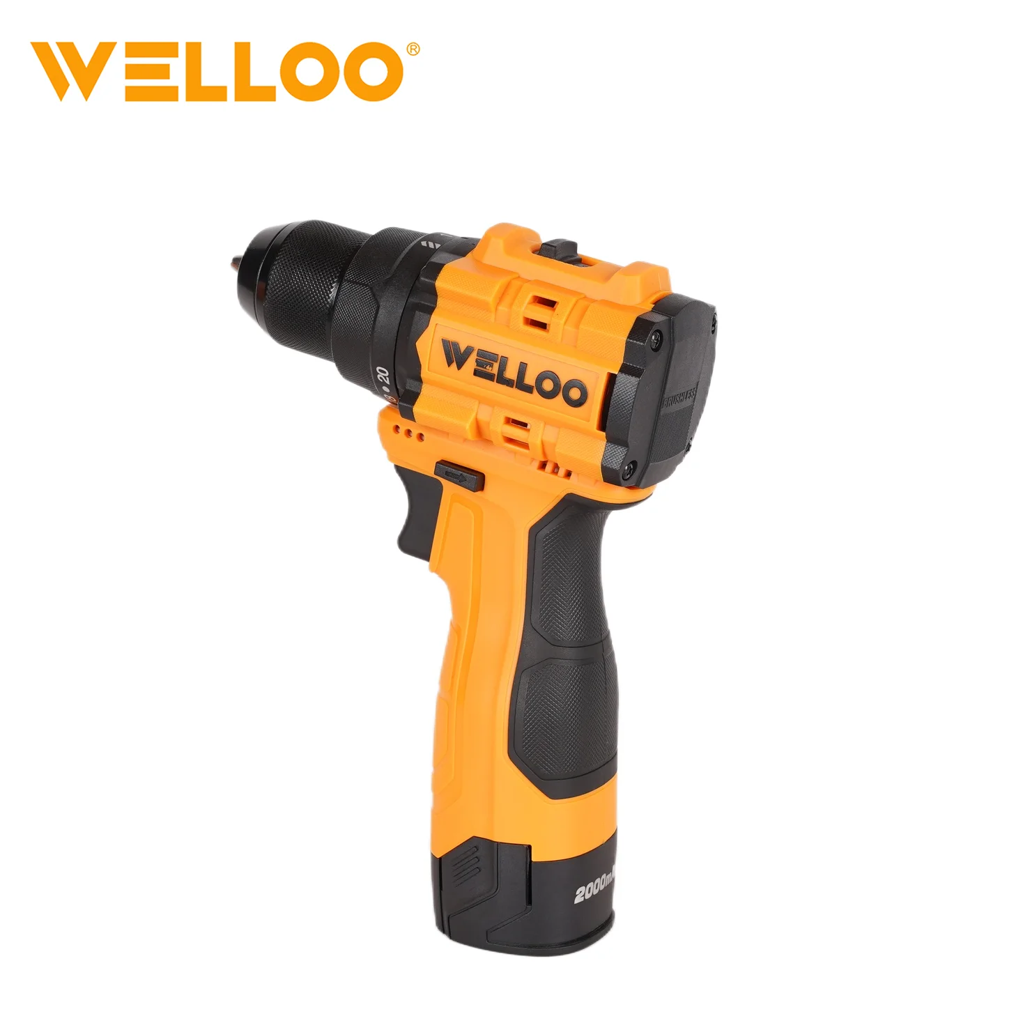 WELLOO Professional 12V Rechargeable Cordless Electric Drill Kit with Ergonomic Handle for Industrial & DIY Projects model CLD50216D CORDLESS TOOLS related product photo