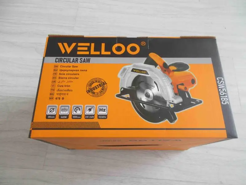 WELLOO Adjustable Cutting Depth Professional Wood Cutting Saw Stable Performance Electric Circular Saw POWER TOOLS product detail photo 10