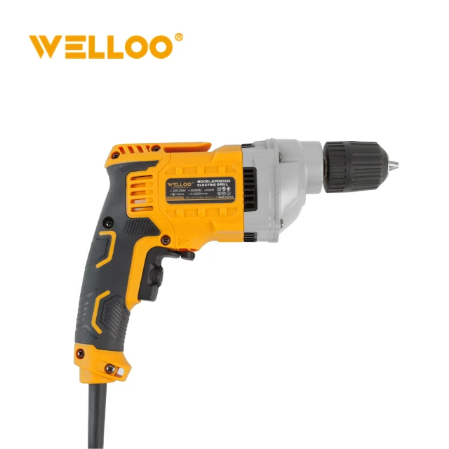 WELLOO 2000rpm Two-stage Deceleration Variable Speed Impact Drill 550W Electric Powered Drill model EPD92550 POWER TOOLS product detail photo 7
