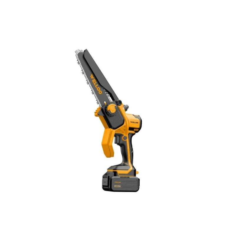 WELLOO Hot Sale Cordless Powerful Rechargeable Chain-saw 20V Lithium Electric 6inch Portable Chainsaw Chain Saw model CCS64150S CORDLESS TOOLS related product photo
