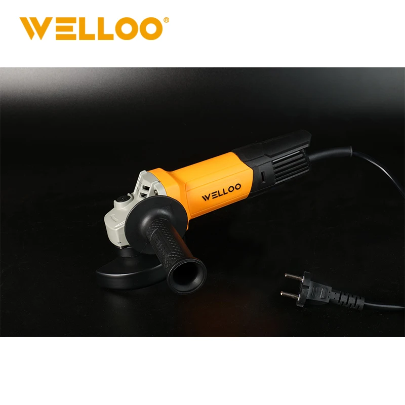 WELLOO High Quality Industrial Grade 100MM 900W Power Electric Mini Angle Grinder for Surface Cutting model AGD66100 POWER TOOLS product detail photo 12