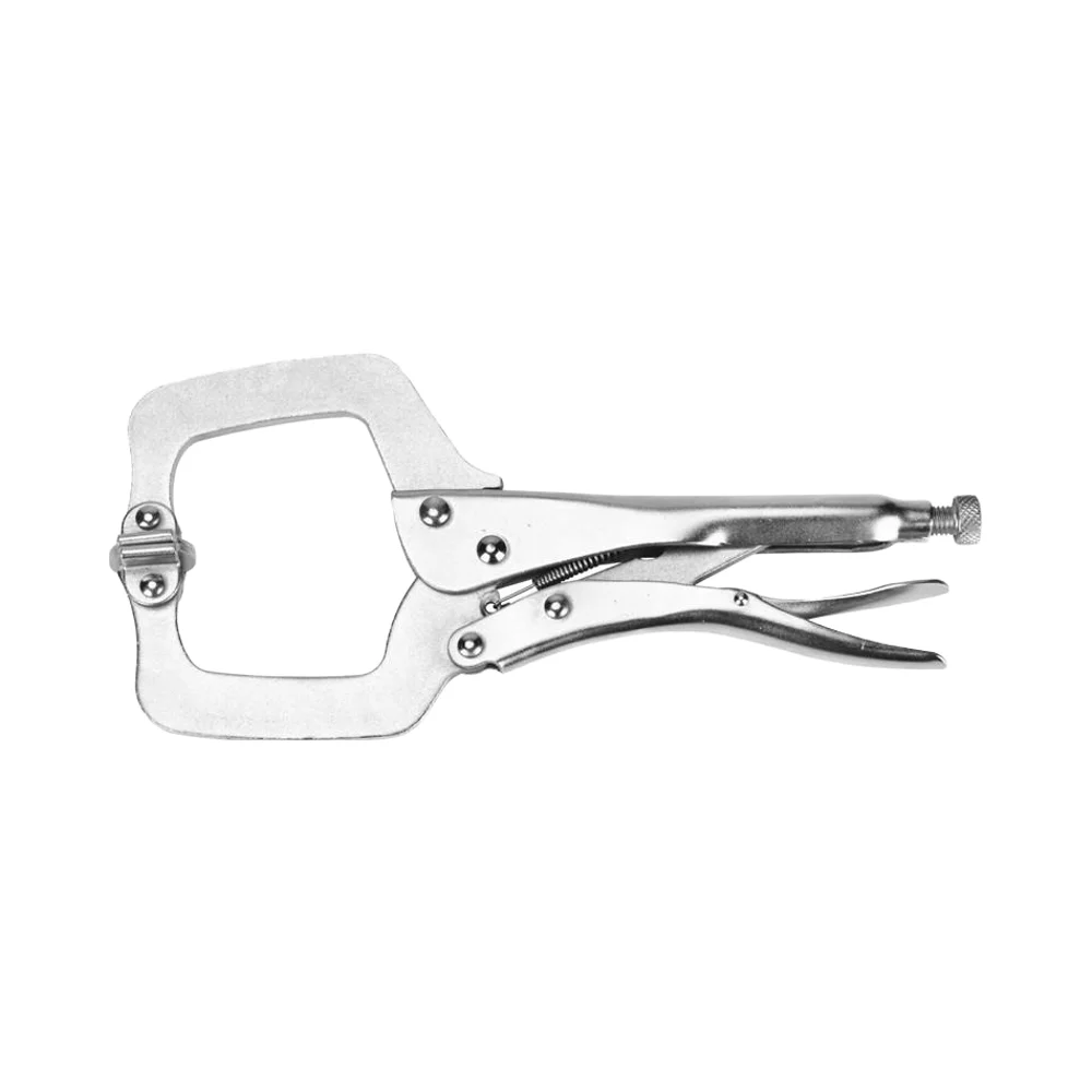 WELLOO High Carbon Steel Portable 11'' Table Tool C-Clamp Locking Pliers Mole Grips Wrench Tools model HLP26105 HAND TOOLS product photo 1