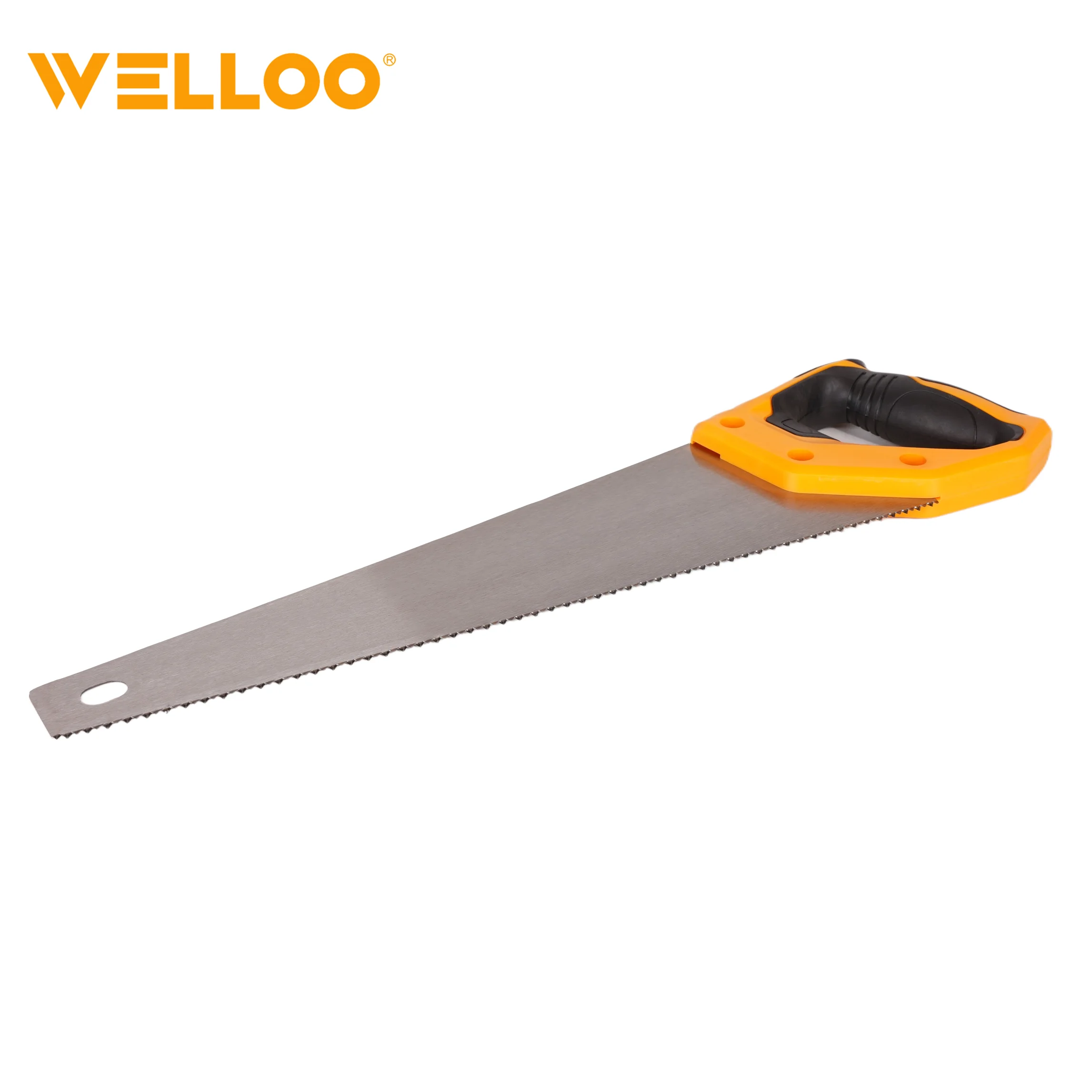 WELLOO High Frequency Hardened Teeth Hand Saw 400mm Durable 65Mn Blade for Professional Woodworking model HDS55400 HAND TOOLS product photo 1