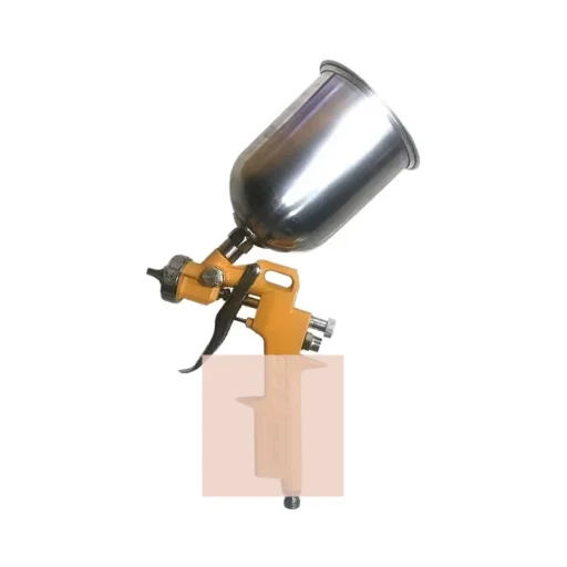 WELLOO 600cc Capacity 200Ml/Min Aluminum Alloy High Pressure Industrial Gravity Feed Spray Gun Paint Spray Gun model ASG990B AIR TOOLS product detail photo 7