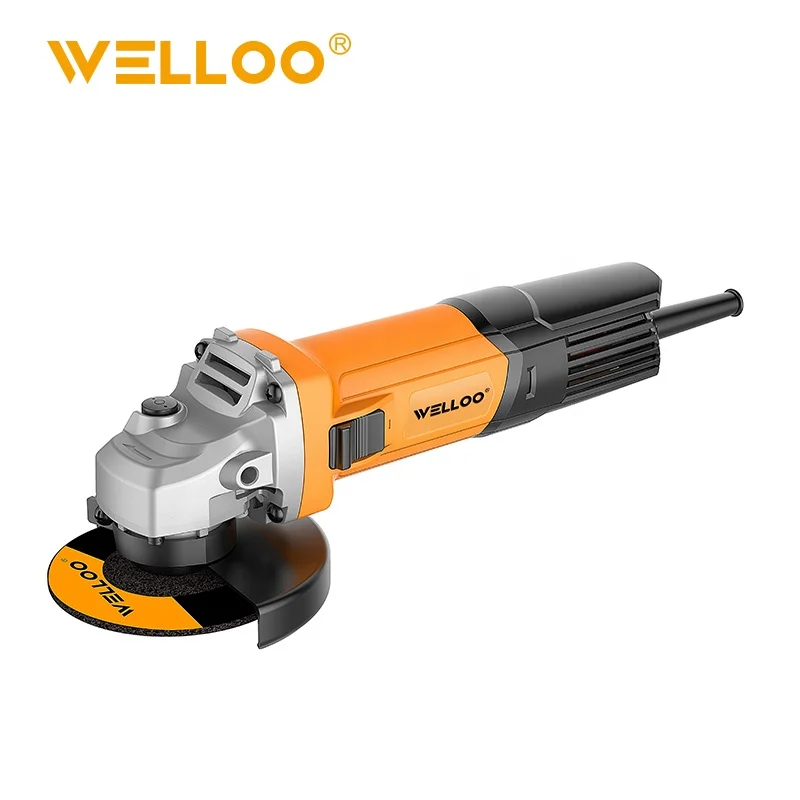 WELLOO New Upgrade Angle Grinder Set 760w Portable Angle Grinder with Cutting Disc Tape Measure model AGD63115 NEW HOT PRODUCTS catalog product image