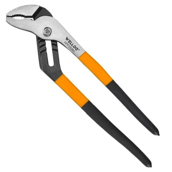 WELLOO New Design Industrial Grade Carbon Steel Serrated Jaw Hand Tools 10inch Plumber's Tool Water Pump Locking Pliers model HPP25260 product photo 1