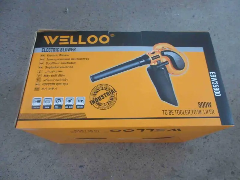 WELLOO Portable 800W Industrial Electric Dust Blower 16500rpm Variable Speed Blower for Cleaning model EBW35800 POWER TOOLS product detail photo 9