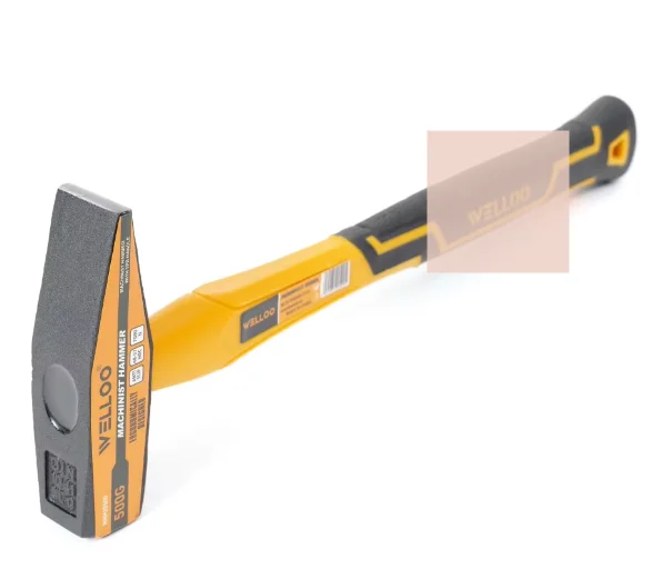 WELLOO Hand Portable Machinist Hammer 300g Fiberglass Handle Engineering Hammer model MHM20300/MHM20500/MHM21000 HAND TOOLS product detail photo 9