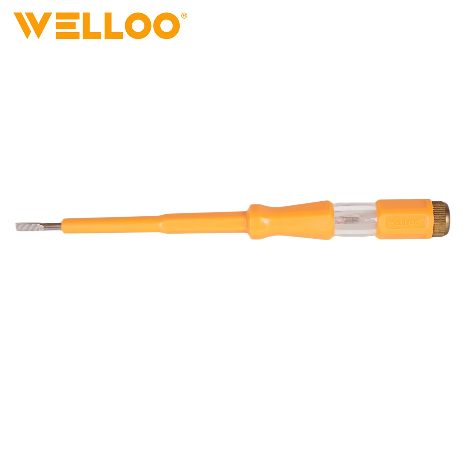 WELLOO Newly Upgraded CRV Material High Voltage Tester with Plastic Handle 110-500v Screwdriver for Voltage Test model DVT63140 HAND TOOLS related product photo