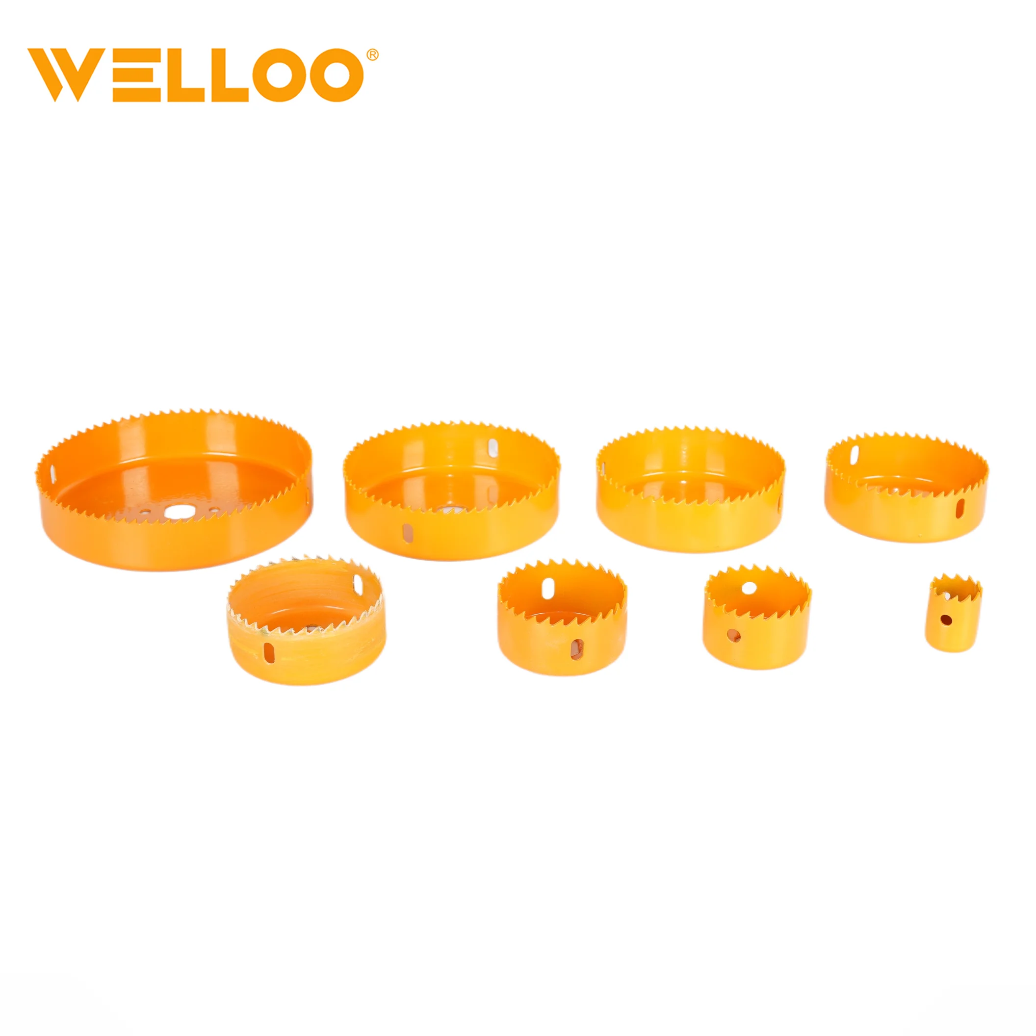WELLOO Professional Custom Cutter Hole Saw Set Durable 14-210mm Bi-metal Hole Saw for Drilling Wood model HSS46016 HAND TOOLS product photo 1