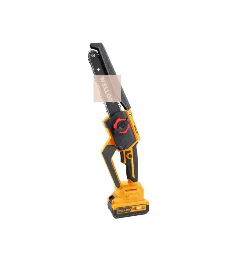 WELLOO Powerful Rechargeable 8inch Chain-saw 20V Lithium Electric Portable Mini Chainsaw for Wood Cutting model CCS64200S CORDLESS TOOLS product detail photo 8